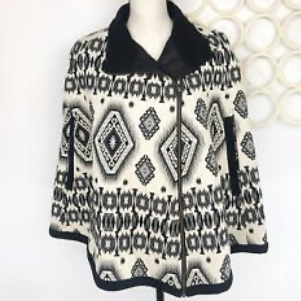 Kimchi Blue Tribal Poncho Cape